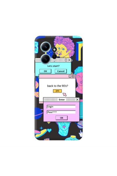 Other Xiaomi Redmi Note 12 4G Enter Login Black Colored Silicone TPU Θήκη