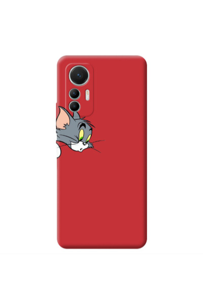 Other Xiaomi Mi 12 Lite Tom 1 Red Colored Silicone TPU Θήκη