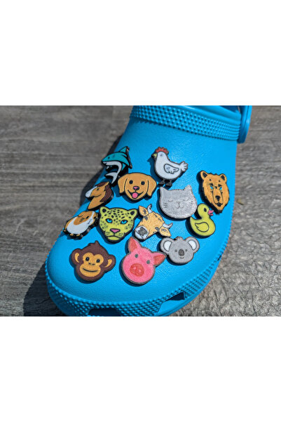 DU&ER 14-Piece Shoe Decoration Set of Decorative Slippers and Sandals Accesso...