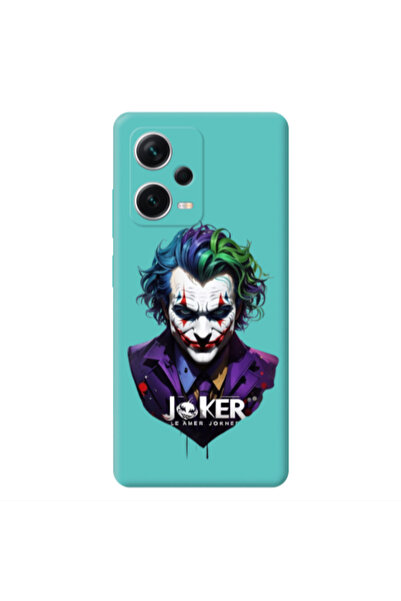 Other Xiaomi Poco X5 Le amer Joker Turquoise Colored Silicone TPU Θήκη