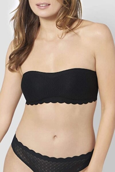 SLOGGI Sutien, Sloggi, Zero Feel Lace Bandeau, negru, L
