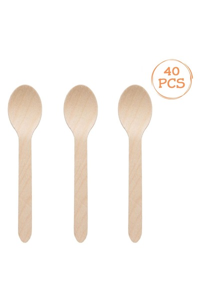 Z Store Linguri de lemn 16cm - 40 bucăți
