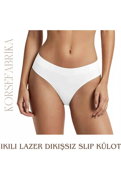 korsefabrika trend mood store Laser Cut Non-Marking Padded High Waist Slip Pa...