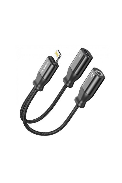 AWEI Αντάπτορας Lightning male σε Jack 3.5mm/Lightning female - CL-73 - - 888148
