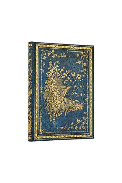 Paperblanks دفتر ملاحظات مخطط بغلاف صلب من Les Papillons مقاس 13x18 سم PB1534-6