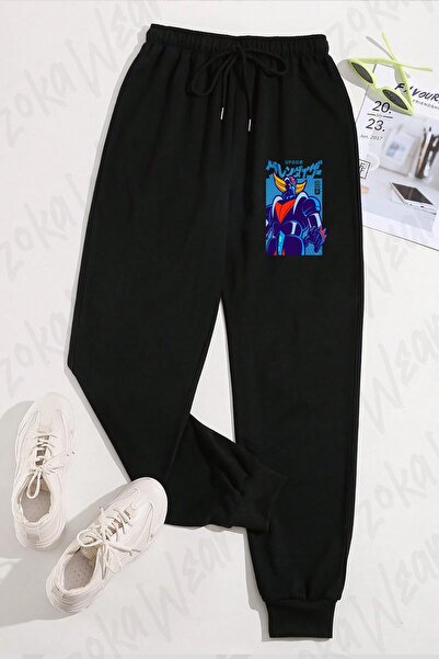 ZOKAWEAR بنطال رياضي مطبوع للجنسين 203 Pop Grendizer