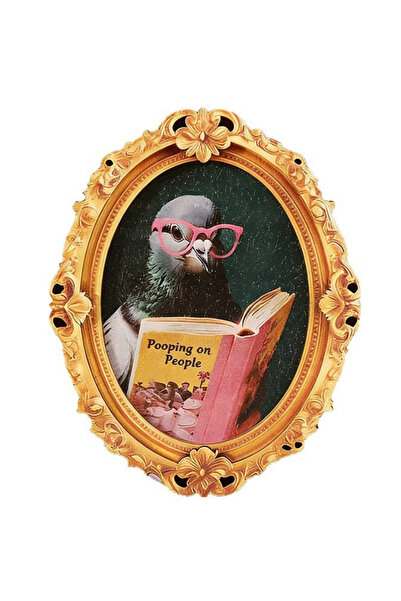 Choice BXGZ-1PC 1pc Fun Reading Pigeon Pattern Refrigerator Soft Magnetic Sti...