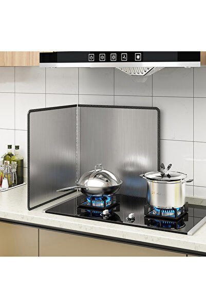 Choice onesize Stainless Steel Gas Stove Oil Splatter Guard 3 Sided Panel Oil...