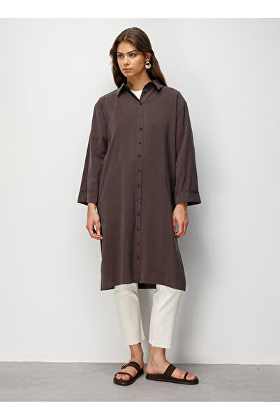 Mizalle Kahverengi Kadın Tunik M2MZ1030210252