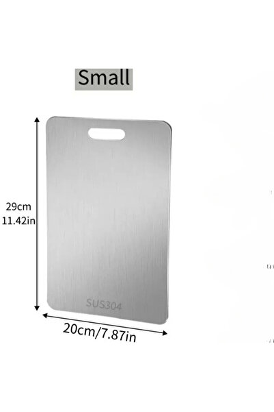 Choice1 small Portable Double Sided Titanium Cutting Board – Food Grade for K...