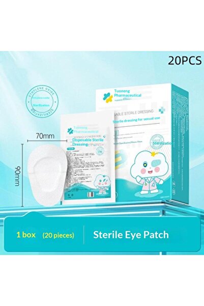 Choice 20PCS 1/20pcs Eye Patches Postoperative Sterile Adhesive Light Blockin...