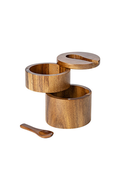 Choice 1PC 1PC-Rosewood Salt Jar, Solid Wood Box, Wooden Pepper Box, Kitchen ...
