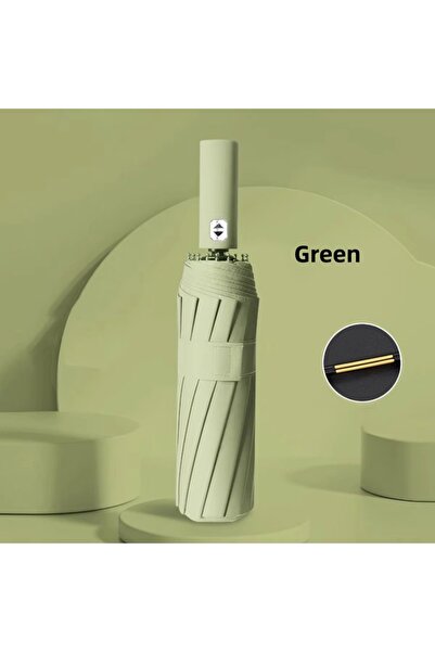 Choice5 Green 24 Bones 106cm Automatic Umbrella for Men and Women Outside Lar...