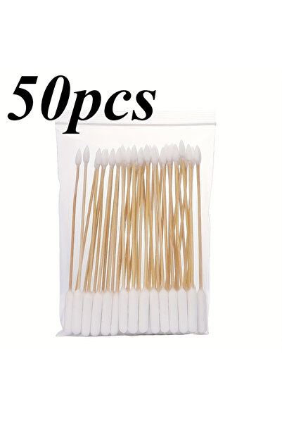 Choice4 50pc chonjiandouble 50/100/900pcs Pet Ear/Eye Cotton Swabs With Bambo...