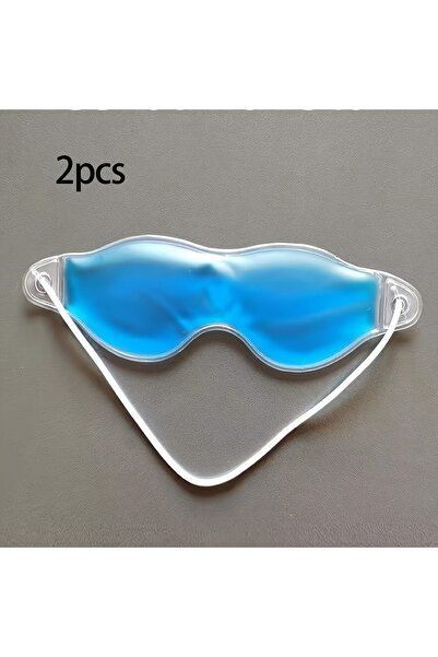 Choice Blue 2pcs gel ice eye masks, relieve dark circles and fatigue, reusabl...