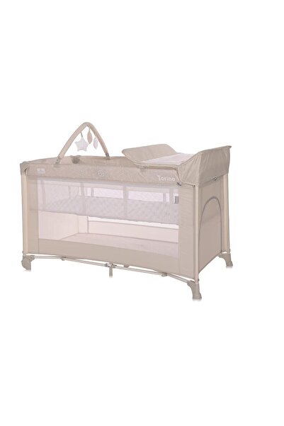 LORELLİ Patut pliabil Torino Plus, 2 nivele cu accesorii, Fog Elements