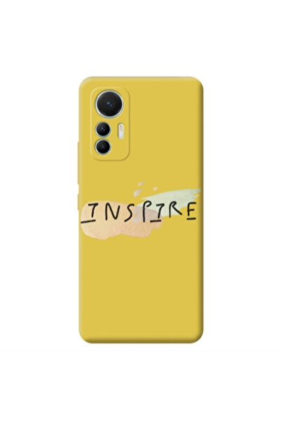 Other Xiaomi Mi 12 Lite Inspire Yellow Colored Silicone TPU Θήκη