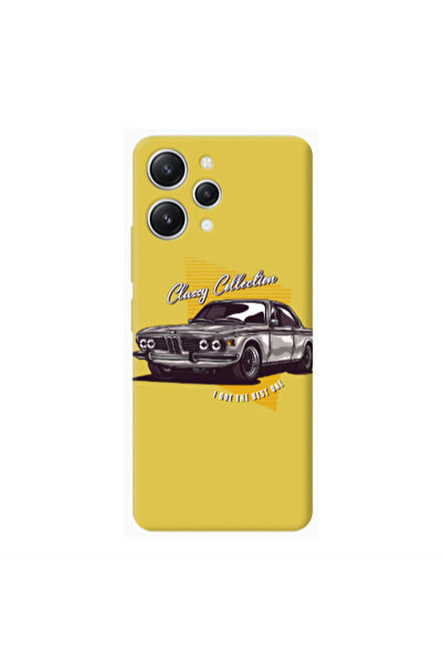 Other Xiaomi Redmi 12 Classy Collection Yellow Colored Silicone TPU Θήκη
