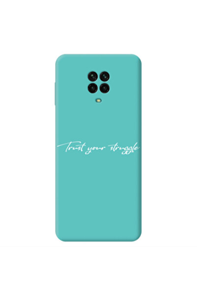 Other Xiaomi Redmi Note 9 Pro Trust your struggle Turquoise Colored Silicone ...