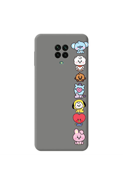 Other Xiaomi Redmi Note 9 Pro Lovely animals Grey Colored Silicone TPU Θήκη
