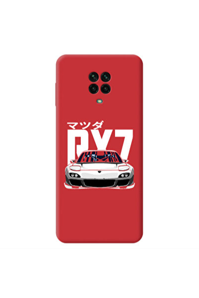 Other Xiaomi Redmi Note 9 Pro Car Rx7 Red Colored Silicone TPU Θήκη