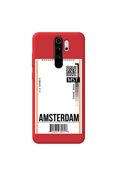 Other Xiaomi Redmi Note 8 Pro Amsterdam Travel More Red Colored Silicone TPU ...