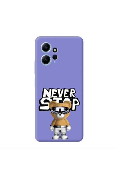Other Xiaomi Redmi Note 12 4G Never stop Purple Colored Silicone TPU Θήκη
