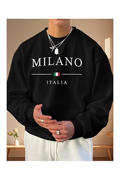 ZİYMO Men's Crewneck Printed Relaxed Fit Sweatshirt