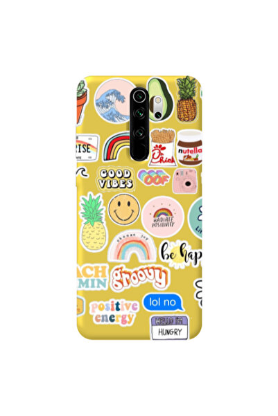 Other Xiaomi Redmi Note 8 Pro Good vibes Yellow Colored Silicone TPU Θήκη