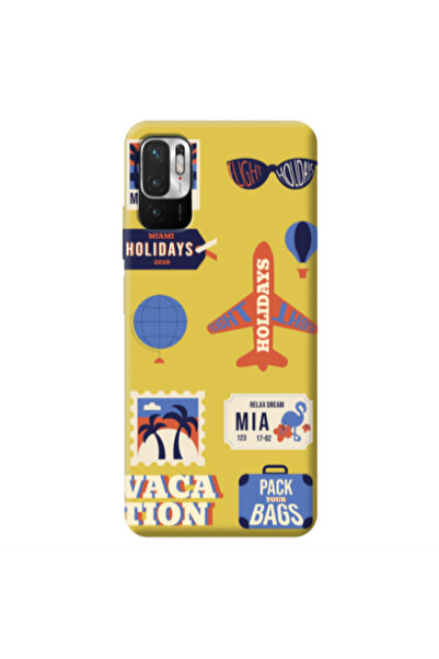 Other Xiaomi Redmi Note 10 Pro 5G Vacation Yellow Colored Silicone TPU Θήκη