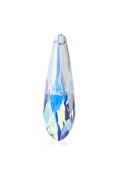 choice2 50MM Shiny AB 1Pc 50mm 63mm Lampwork Crystal Glass Beads Long Drop Pe...