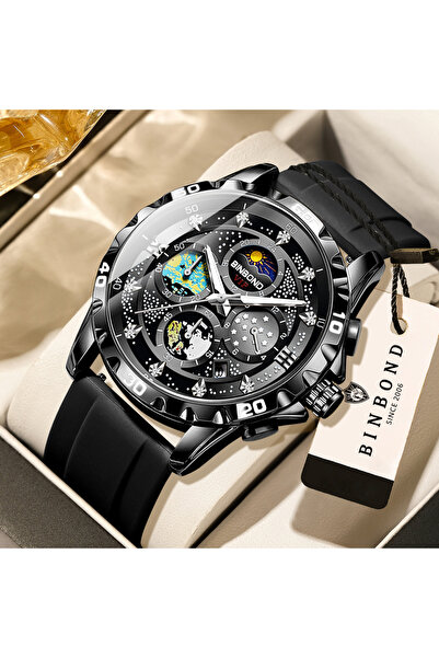 Choice4 2 BINBOND Luxury quartz watches for men luminous waterproof auto date...