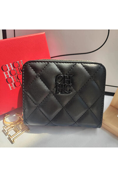 Choice3 CA2-BLACK CH Exquisite Brand Logo Women's Wallet New Exquisite Luxury...