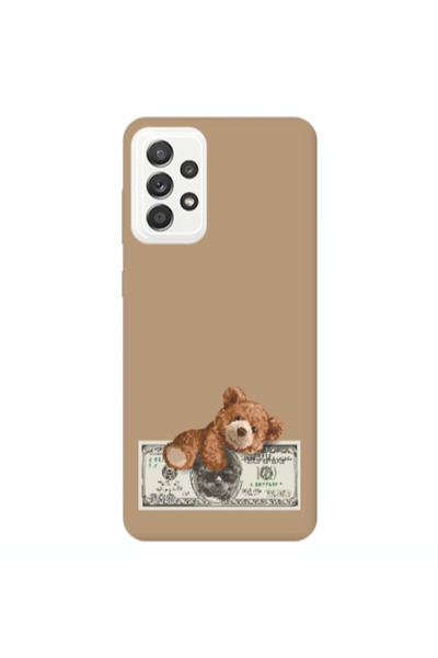 Other Samsung A52 Money Style Brown Colored Silicone TPU Θήκη