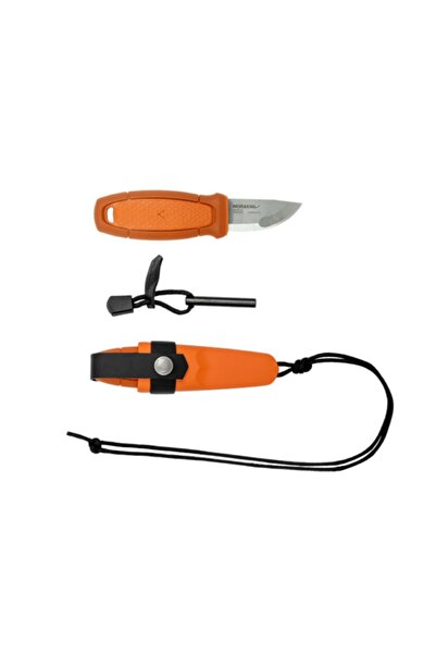 OEM Cutit de gat cu amnar, Morakniv Eldris, portocaliu pentru DIY/camping/hobby