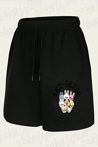 ZOKAWEAR Unisex Stray Kids Skzoo V6 Design Printed Shorts