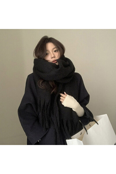 Choice1 WJ5673-15 2024 New Soft Winter Cashmere Scarf Solid Color Warm Long T...