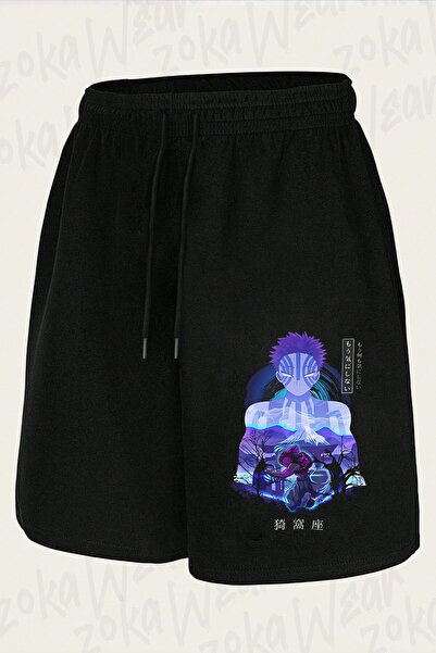 ZOKAWEAR Unisex Demon Slayer X3 Design Printed Shorts