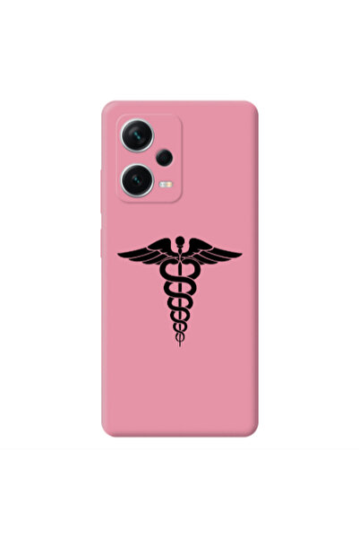 Other Xiaomi Poco X5 Medical Spa Pink Colored Silicone TPU Θήκη
