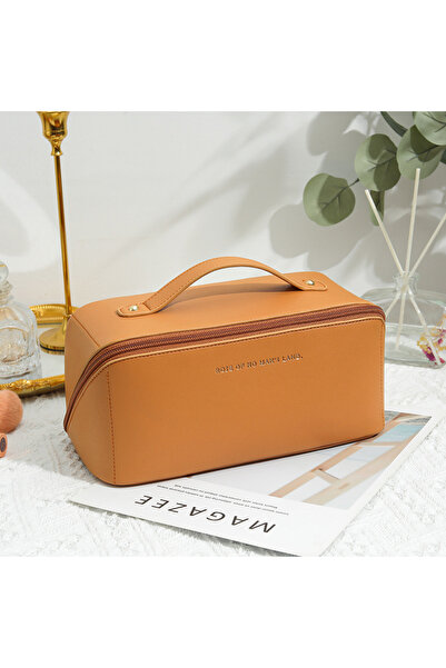 Choice3 brown Homefish Organizer Female Toiletry Kit Bag MakeUp Case Storage ...