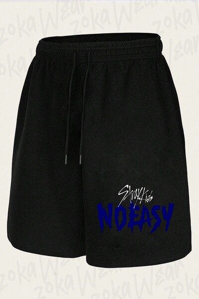 ZOKAWEAR Unisex Stray Kids No Easy Design Σορτς με στάμπα