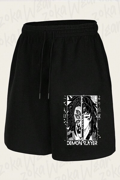 ZOKAWEAR Unisex Kokushibo Printedshirts Design Printed Shorts