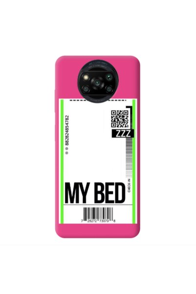 Other Xiaomi Poco X3 /X3 Pro My Bed ZZZ Fuchsia Colored Silicone TPU Θήκη