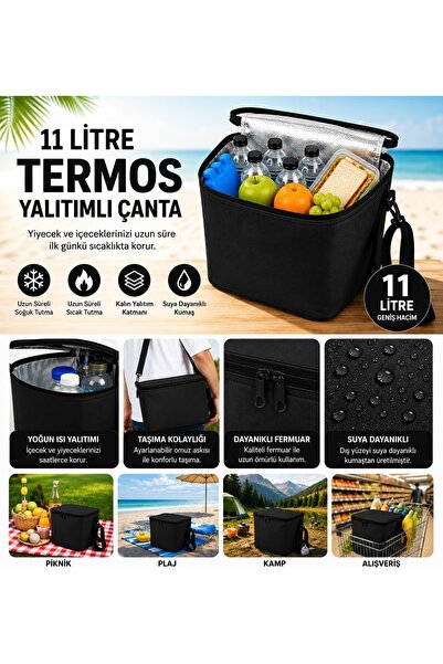 Vip Home Concept Market Ürünleri Termos Çanta Termal El Çantası Buzluk Piknik...