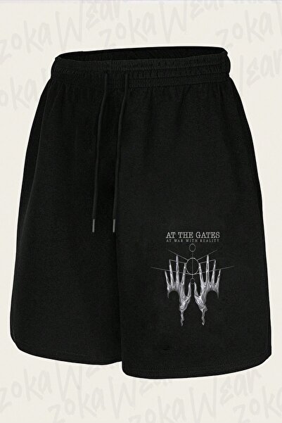 ZOKAWEAR Unisex at the Gates Design Printed Shorts