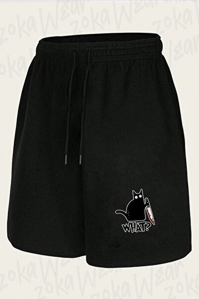 ZOKAWEAR Unisex Cat What Murderous Black Cat with Knife Gift Premium Design P...
