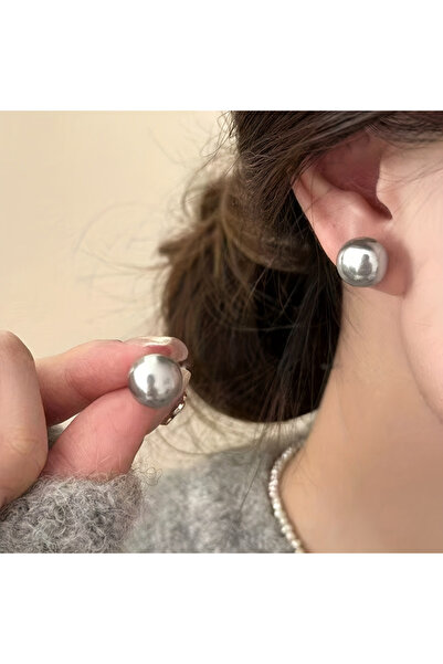 choice2 WF5715-1 Elegant Temperament Imitation Pearl Round Earrings, Women's ...