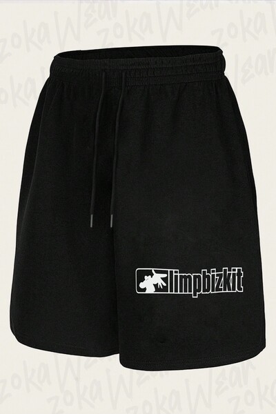 ZOKAWEAR شورت مطبوع بتصميم Limp Bizkit للجنسين