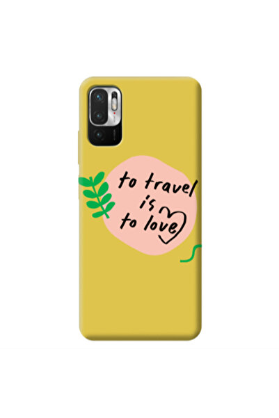 Other Xiaomi Redmi Note 10 Pro 5G To Travel is to Love Yellow Colored Silicon...