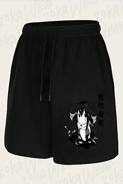 ZOKAWEAR شورت مطبوع بتصميم My Hero Academia Tsuyu Asui v2 للجنسين